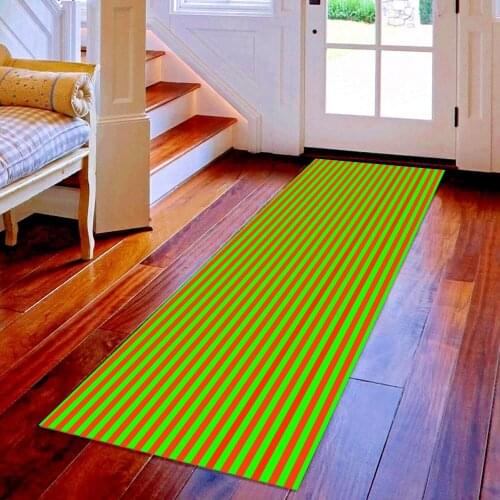 Orange Green Patterned Carpet, Runner Rug,Hallway Runner Rug,Runner,Floor Rug,Corridor Rug,Decorative Rug