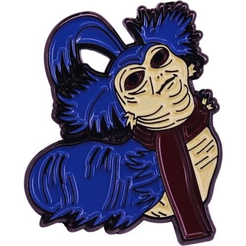 Little Hippie Labyrinth Ello Worm Badge Cute Animal Elf Brooch Happy Christmas Gift