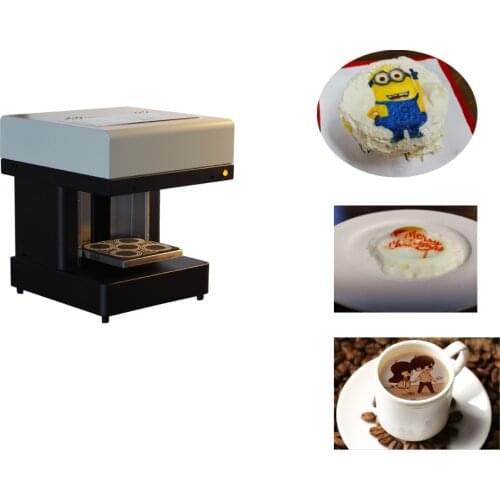 Multipurpose 4 cups Coffee printer Chocolate Cake Macaroon etc food printer