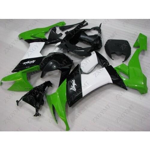 Fairing Kits ZX-10r 2008 - 2010 Green Black White Motorcycle Fairing ZX-10r 08 09 Bodywork Ninja ZX 10r 2009