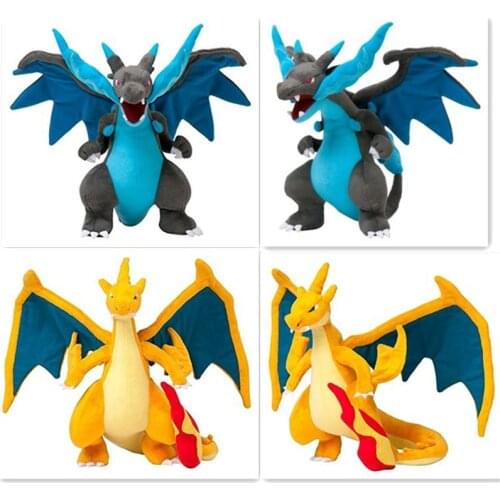 Pokemon 2 Styles 25CM Charizard Plush Dolls Mega evolution XY Charizard Plush Soft Stuffed Animals Toys For Kids Gifts