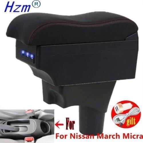 Car Armrest For Nissan March Micra K13 Armrest For Nissan Sunny Storage Box Center Console Arm 2011 2012 2013 2014 2015 2016