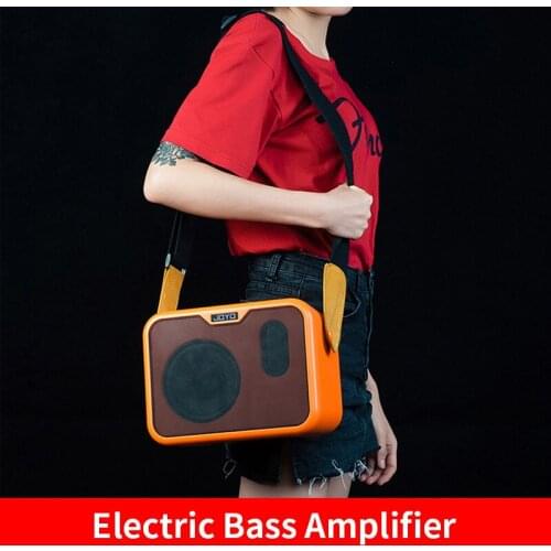 JOYO MA-10A Mini Portable Acoustic Guitar Amplifier Speaker 10Watt Amp Normal/Bright Dual Channels with Power Adapter for Guitar