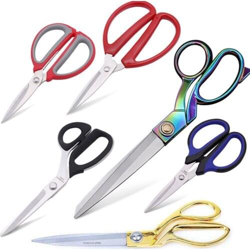 Professional Tailors Scissors For Cutting Fabric For Sewing Threads Scissor Embroidery Sewing Scissors Stainless Steel Scissor