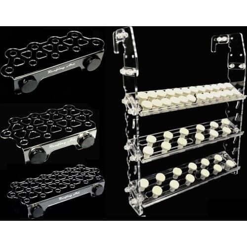 Reefing Art Super Clear Acrylic Magnetic Coral Frag Plugs Rack Holder Fish Tank for 15 - 20MM Glass Thickness