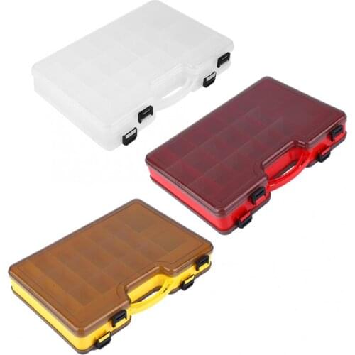 Fishing Box for Baits Double Sided ABS Lure Boxes Fly Fishing Tackle Storage Box Supplies Accessories High Strength