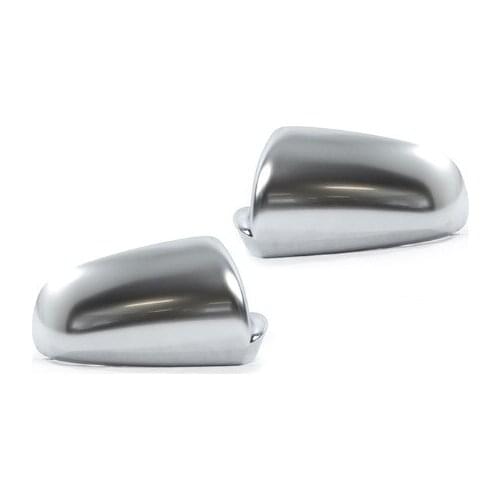 S Line Style Silver Matt Chrome Side Mirror Cap Replacement For Audi A4 B7