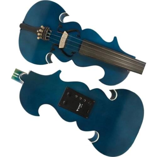 SONG Brand master electric violin 4/4,solid wood Free case bow cable blue