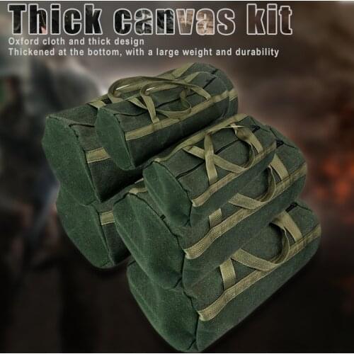 Thick Canvas Pouch Bags Storage Organizer Instrument Case Portable for Electrical Tool VC