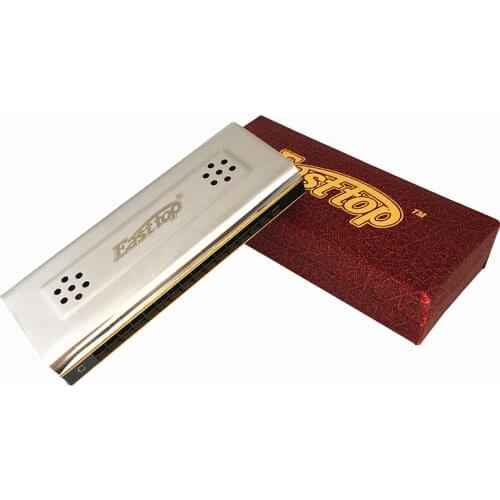 T16-2 Easttop 16 Hole Harmonica Both Sides C& G Key Harmonica Tremolo Harp Musical Instruments Easttop Harmonica Mouth Ogan