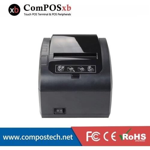 80mm thermal printer black POS printer for retailers wholesales thermal printer POS System for supermarket printer