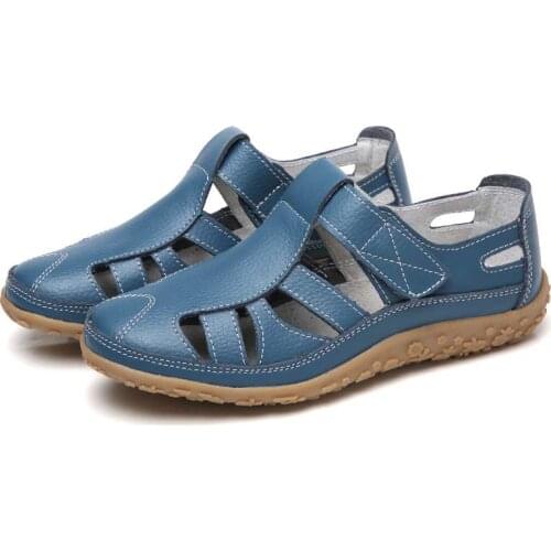 Women Shoes 2020 new hook loop summer women sandals outdoor non-slip comfortable plus size shoes woman flats female slippers