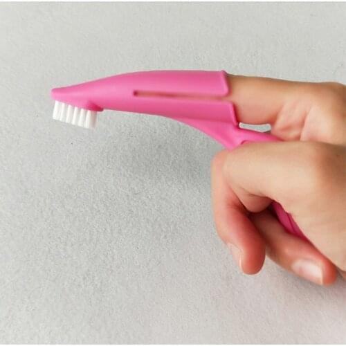 Pet Dog Cat Toothbrush Dental Hygiene Teeth Grooming Tooth Cleaning Brushes With Finger Cover For Dogs Cats Oral Care Accessory