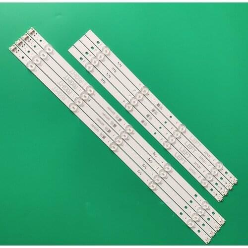 10set=80 PCS LED backlight strip for TV 49UJ630V 49LJ5500 NC490DUE-AAFX1-41CA GAN01-1294A-P1 GAN01-1295A-P1