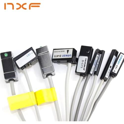 10PCS Air Pneumatic Cylinder Magnetic Reed Switch Sensor D-A93 Z73 C73 A54 CS1-G J DMS-H U F SMC SIZE D-M9N D-M9NV D-M9PV M9BV