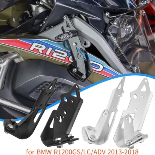 2014 R 1200 GS Motorcycle Aluminum Front Headlight Spotlight Bracket Mount Holder For BMW R1200GS LC Adventure ADV 2013-2018