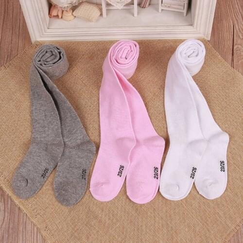 2021 NEW 0-6Yrs Children Spring/Autumn Tights Cotton Baby Girl Pantyhose Kid Infant Knitted Collant Tights Soft Infant Clothing