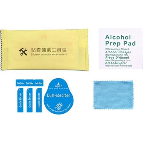 5 Sets Wipes Cloth Dust-absorber Sticker Screen Protector Installing Mobile Phone Accessories