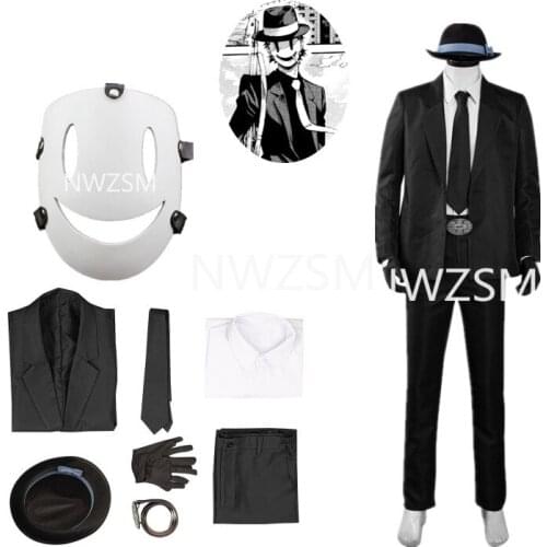 Anime High Rise Invasion Cosplay Sniper Mask Cosplay Costume Uniform Outfit Halloween Carnival Suit