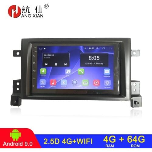 2din 2 din Car Radio For SUZUKI Grand Vitara Nomade 2005-2011 auto Radio audio GPS Navi Android 9.1 car radio 4G wifi 4G 64G