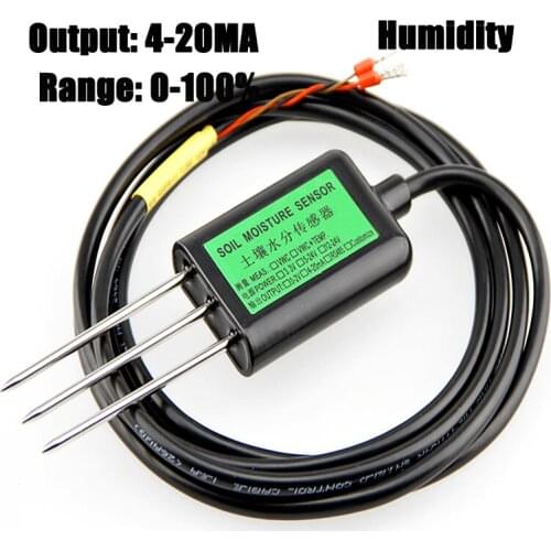Free shipping New 1pc 0-100% Soil sensor 4-20MA output soil moisture sensor humidity sensor quality gurranty