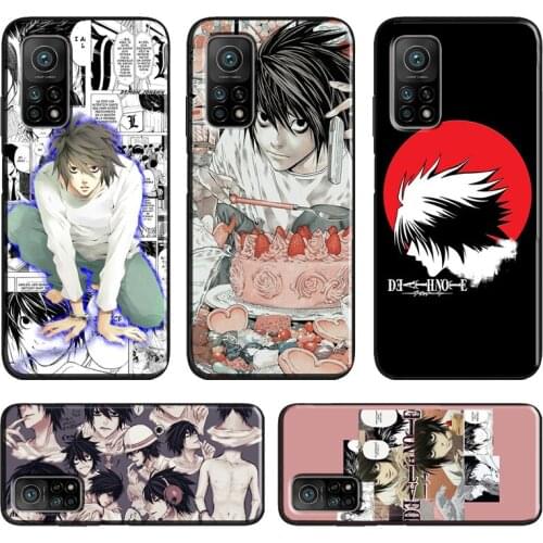 DEATH NOTE L Lawliet Case For Xiaomi Mi 11 9T 10T Pro 9 A3 Mi Note 10 Lite Cover For POCO M3 X3 F2 Pro Coque