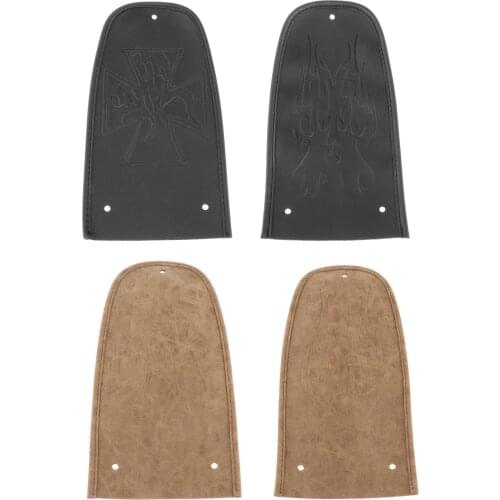 Motorcycles Decorative Leather Fender Bib Cover Pad for Harley Durable