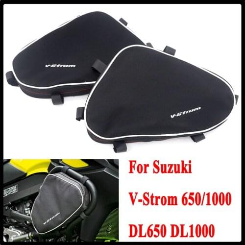 For Suzuki V-Strom DL650 DL1000 For Givi For Kappa Motorcycle Repair Tool Placement Bag Bumper Frame Package Toolbox Vstrom 650