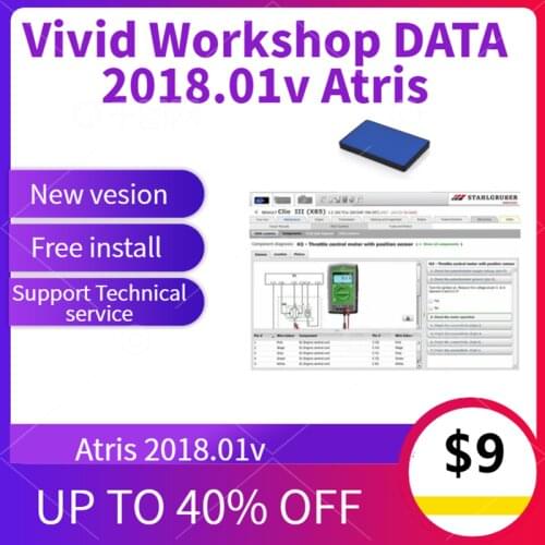 2021 Hot Arrival Vivid Workshop DATA 2018.01v( (Atris-Technik) Europe Automotive repair software Atris parts catalog vivid work