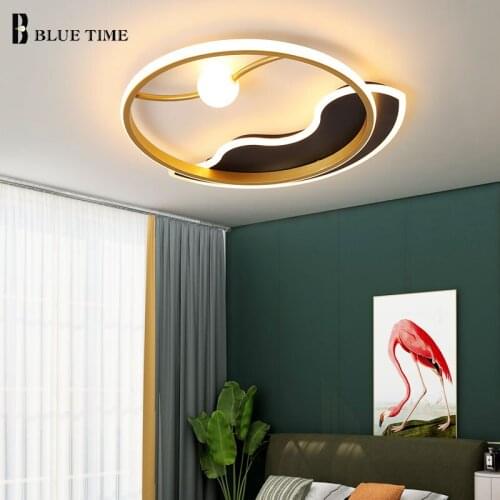 Round LED Ceiling Light Creative Decor Ceiling Lamp for Living Room Bedroom Dining Room Kitchen Light Home Indoor Lustre Fixture