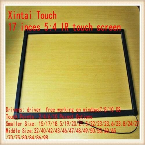 17" inch 2 points IR touch screen / IR touch panel for touch table, kiosk etc