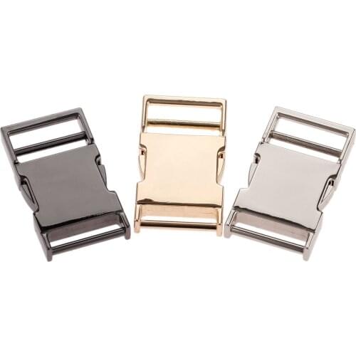 1Pc Metal Quick Side Release Buckle Clasps Bag Strap Purse Clip Clasp for DIY Clothes Handbag Luggage Hardware Accessories 25mm