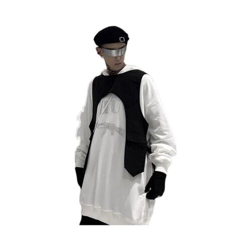 Fashion brand functional wind work vest men wear a casual Cape Vest hip-hop High Street wearing instagram fashion