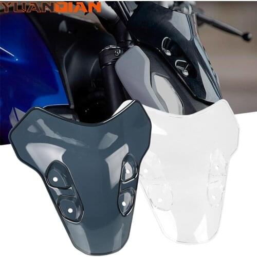 New Motorcycles Accessories Windshield Windscreen Air Wind Deflector For Yamaha MT-07 MT07 MT 07 mt07 2021 Transparent and Black
