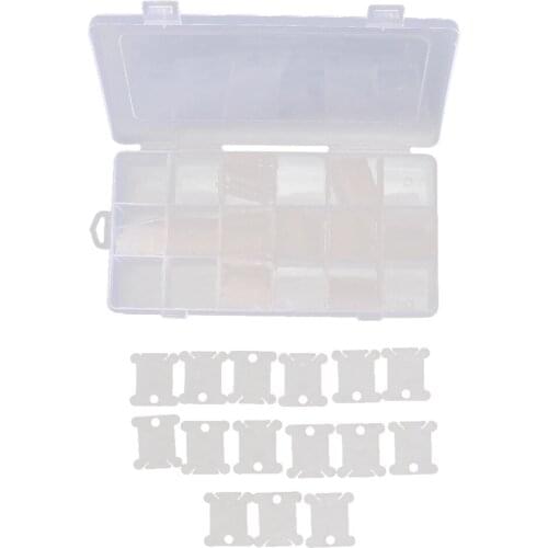 2pcs Embroidery Floss Organizer Storage Box and Many Plastic Floss Bobbins