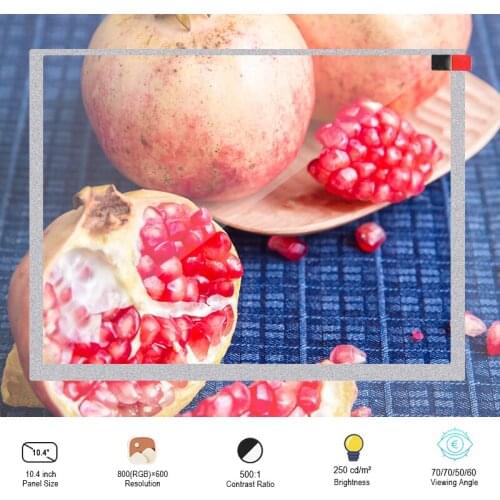 Original Innolux LSA40AT9001 LCD Display Screen WithoutTouch For Portable DVD Player 10.4 Inch 800(RGB)×600 SVGA 96PPI