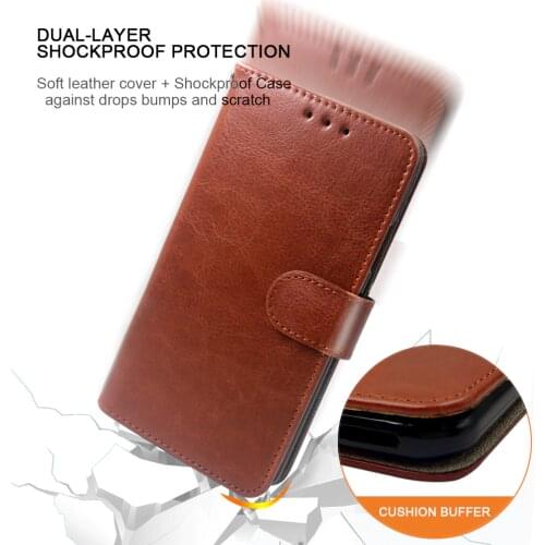 Luxury Case For ZTE Blade A3 A5 A7 A530 A622 A2S L7 L8 V9 V10 Vita 2019 Case Flip leather Wallet Card Slot silicone Phone Cover