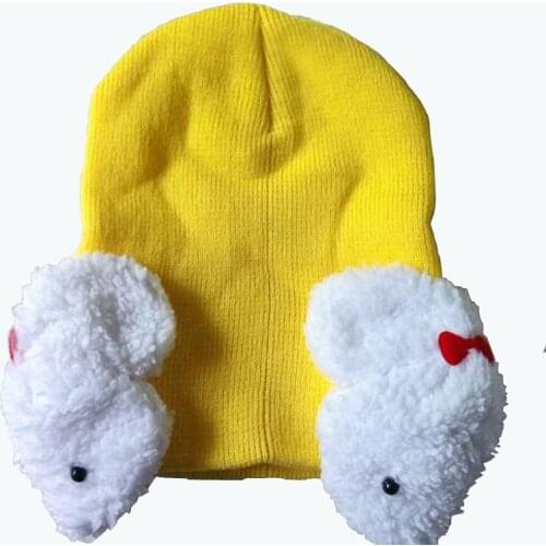 Multiple Colour Baby Hats Rabbit Ear Cap Suitable 6-48 Months Baby Hats 100% Cotton Cute Christmas Theme Childrens Lid Cap