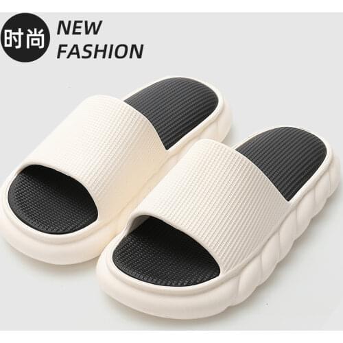 Cool Slippers Male Female Summer Outdoor Beach Shoes New Casual Breathable Flip Flops Man Non-slip PVC Indoor Bathroom Slippers
