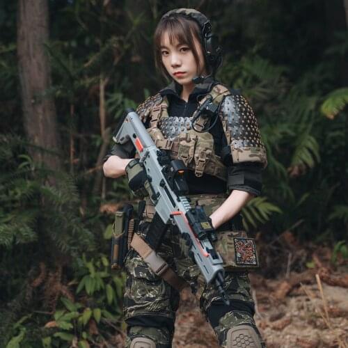 [TRN] Tactical Shoulder Hunting armor Protection Chinese Style Tactics Shoulder Armor Bag Armor Without Vest