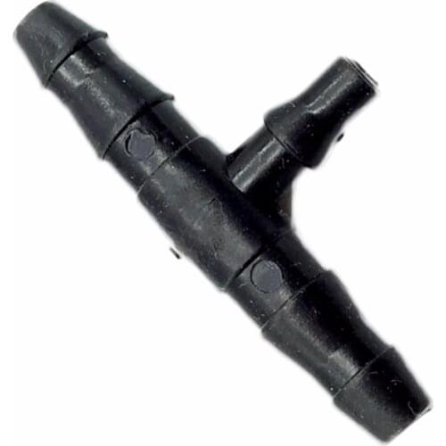 30 Pcs Change 1/4 Inch Connector 1/8 Inch T Reduction Micro Garden Irrigation Barbed Connector Barbed Tee Three-way