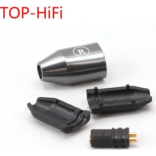 TOP-HiFi 1Pair Gold Plated Earphone Pin Connector Plug For IM04 IM03 IM02 IM01 IM50 IM70 Headphone Cable