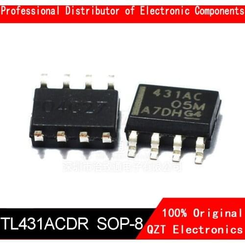 10PCS TL431ACDR SOP8 TL431AC SOP 431AC SMD TL431 SOP-8 TL431ACDT new and original IC