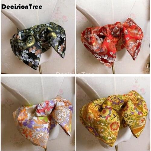 2021 japanese woman kimono belt original harajuku kanagawa floral printed cummerbunds oriental retro yukata waistband