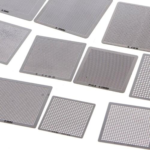 27Pcs BGA Stencils Universal Direct Heated Stencils For SMT SMD Chip Rpair R9UC