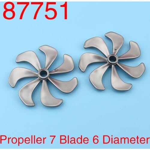 4pcs 87751 high-tech building blocks propellers 7 blades 6 diameter fittings connecting pieces parts toys