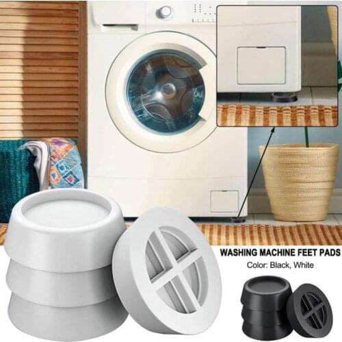 4Pcs Anti Vibration Feet Pads Washing Machine Rubber Mat Anti-Vibration Pad Dryer Universal Fixed Non-Slip Pad Household Gasket