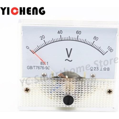 85L1 pointer type AC voltmeter mechanical