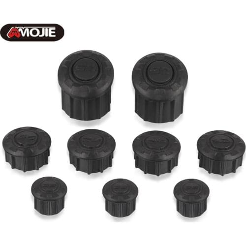 9PCS R1250GS R1200GS Frame Hole Cover Caps Plug Decor For BMW R 1250GS R 1250 GS R1250GS LC Adventure ADV R1250GSA Frame Cap Set
