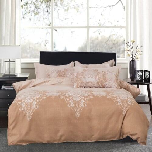American New Style Floral Lace Pattern Bed Duvet Cover Set Adult Child Pillowcases Comforter Bedding Set No Bed Sheets